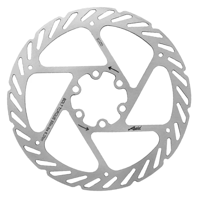 G2 CleanSweep Disc Brake Rotor - 160mm 6-Bolt Silver - Bicycle Warehouse