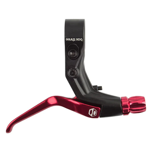 Box components Box Three Brake Lever Red Single Long - Bicycle Warehouse