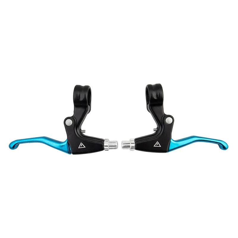 V-Type 2-Finger Lever Blue Pair - Bicycle Warehouse