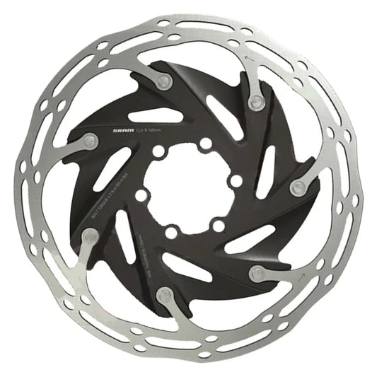 CenterLine XR Disc Brake Rotor - 160mm 6-Bolt Silver/Black - Bicycle Warehouse