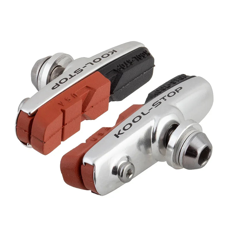 Dura Road Pads Holder with Pads- Silver Pr - Bicycle Warehouse