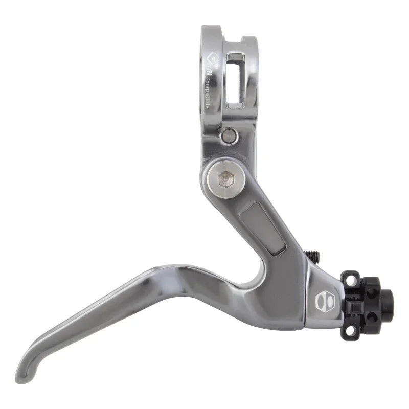 Box components Box One Genius Brake Lever Gun Metal Right Long Linear Pull - Bicycle Warehouse