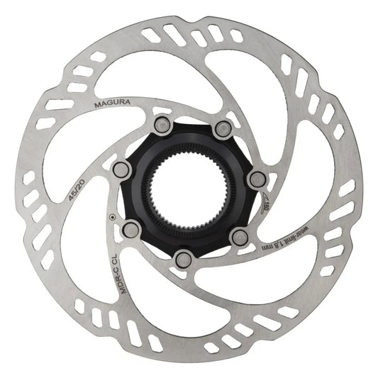 Magura MDR-C CL Disc Brake Rotor - 160mm Center Lock w/Lock Ring Thru Axle eBike Optimized Silver - Bicycle Warehouse