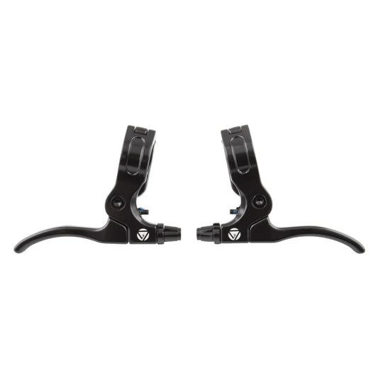 Hinged 2-Finger Lever Black Pair 2 Finger - Bicycle Warehouse