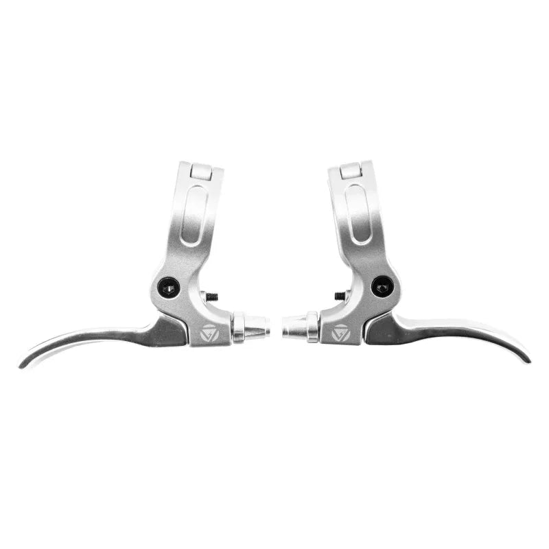 Hinged 2-Finger Lever Silver Pair 2 Finger - Bicycle Warehouse