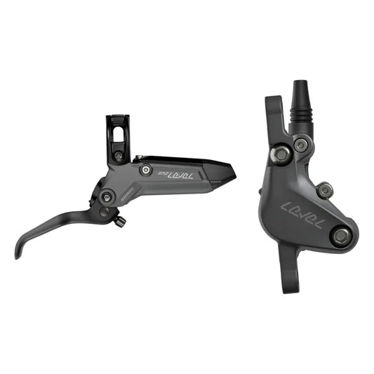 Level Bronze Stealth Disc Brake Lever - Rear Post Mount 2-Piston Aluminum Lever SS Hardware Dark Polar C1 - Bicycle Warehouse