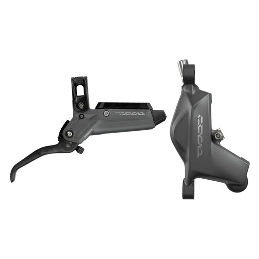 Code Bronze Stealth Disc Brake Lever - Rear Post Mount 4-Piston Aluminum Lever SS Hardware Dark Polar C1 - Bicycle Warehouse