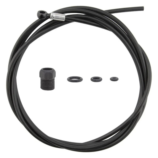 Disc Brake Hose Kit - Black Banjo 2000mm - Bicycle Warehouse