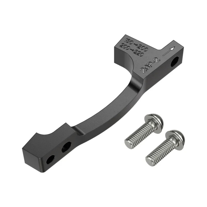 Post Bracket 20 P 2 Disc Brake Adaptor - For 200mm 220mm Rotors Only Includes Bracket Stainless Steel Bolts - Bicycle Warehouse
