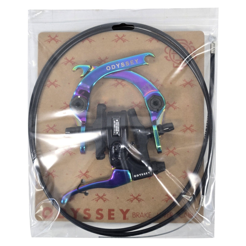 Evolver 2.5 U-Brake Set Frt or Rr Oil Slick Caliper-Lever and Cable - Bicycle Warehouse