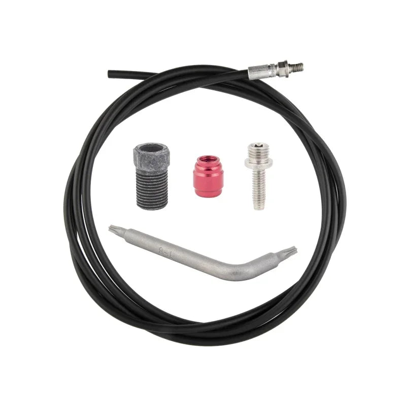 Avid Elixir Hydraulic Line Kit Fits Elixir 5 R CR X0 CR Mag 2012+ XX Trail 2 Meters BLK - Bicycle Warehouse