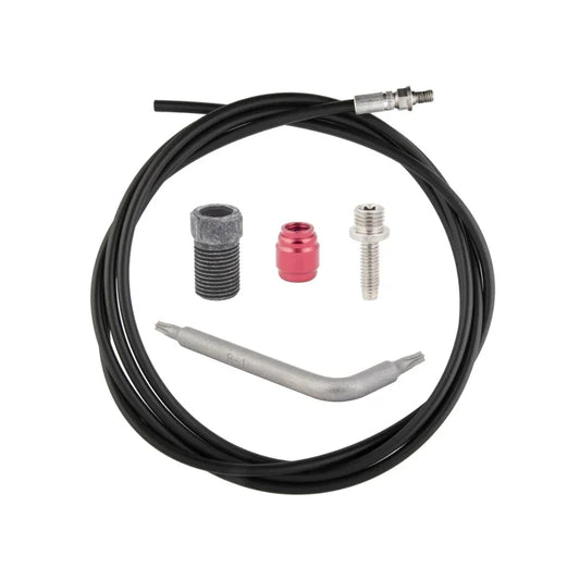 Avid Elixir Hydraulic Line Kit Fits Elixir 5 R CR X0 CR Mag 2012+ XX Trail 2 Meters BLK - Bicycle Warehouse