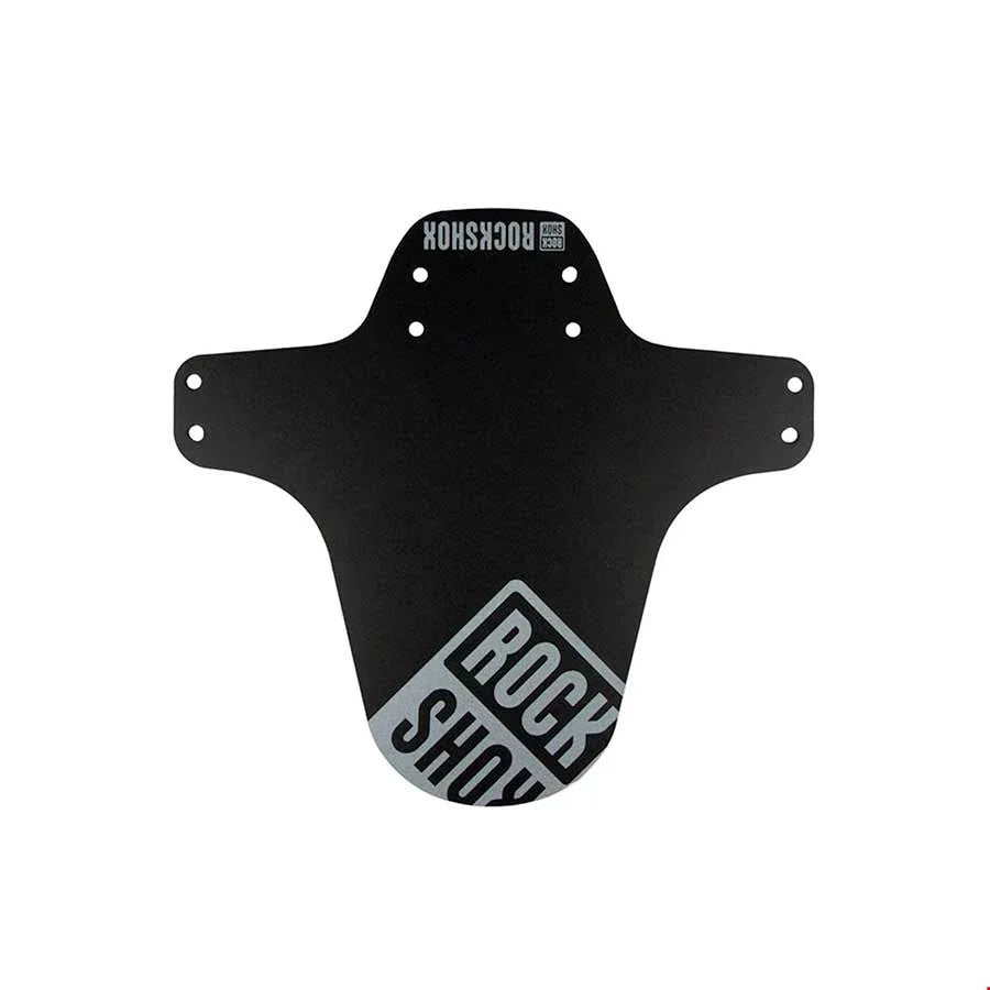 MTB Fork Fender Black with Gloss Silver Print - Bicycle Warehouse