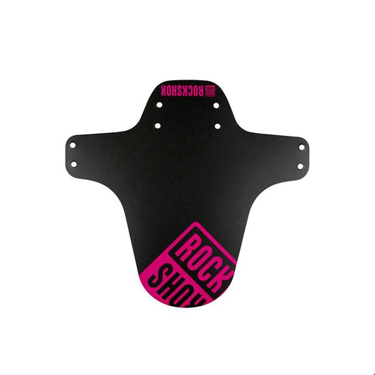 MTB Fork Fender Black with Magenta Print - Bicycle Warehouse