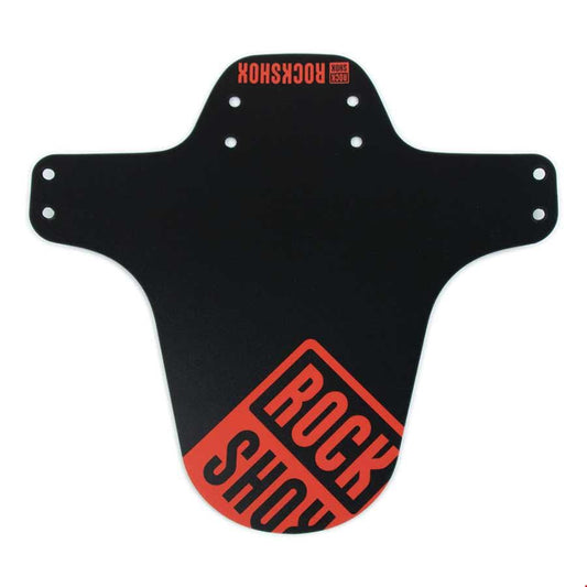 MTB Fender Black with Fire Red Print - Bicycle Warehouse