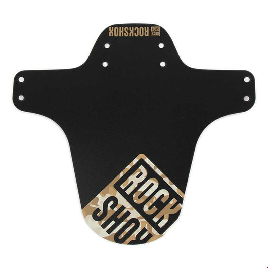 MTB Fender Short Zip Tie Black w/Camouflage - Bicycle Warehouse