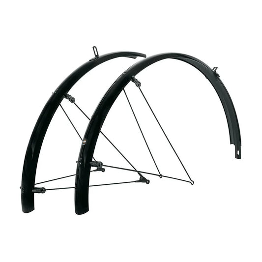 SKS B45 Bluemels Full Coverage Fender Set - 45mm 700 x 28-37 Black - Bicycle Warehouse