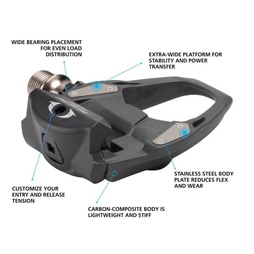 Shimano PD-R7000 105 Road Bike Pedals - Pedals - Bicycle Warehouse