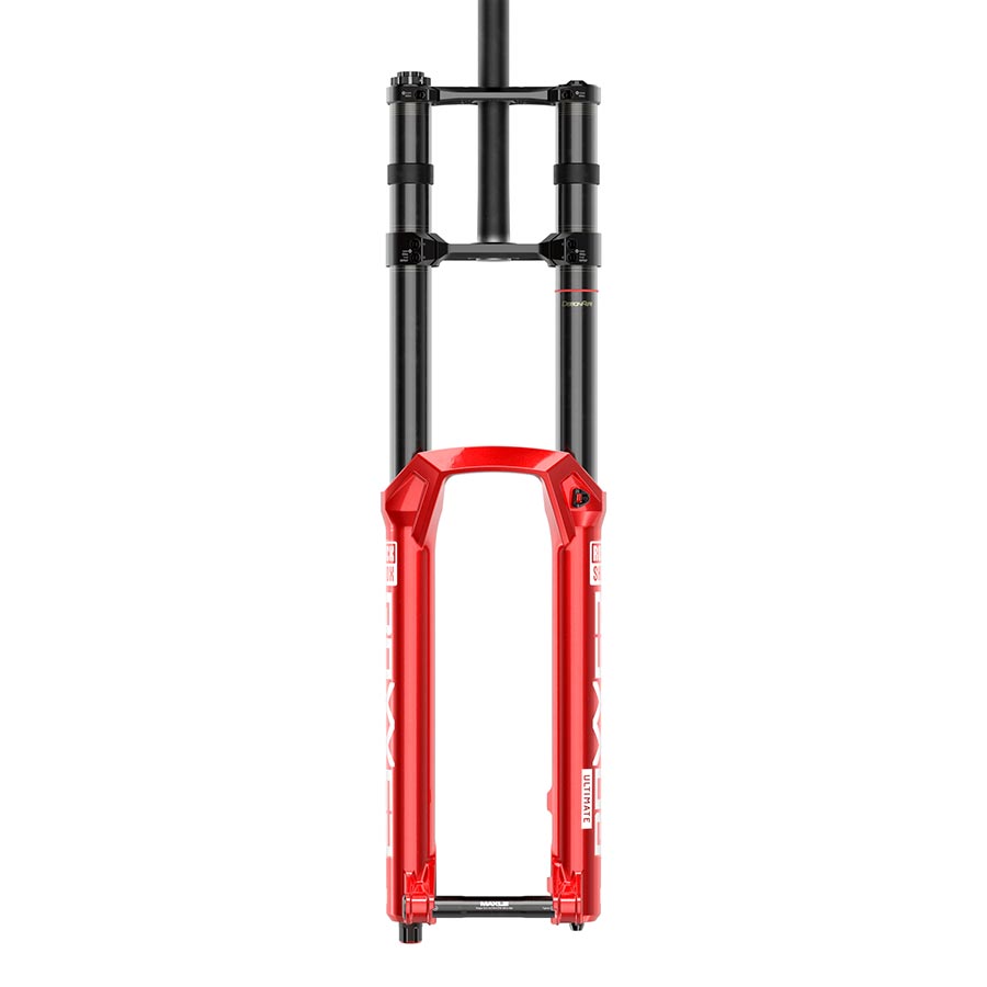BoXXer Ultimate Charger 3 Suspension Fork - 29" 200 mm 20 x 110 mm 52 mm Offset Electric Red D1 - Bicycle Warehouse
