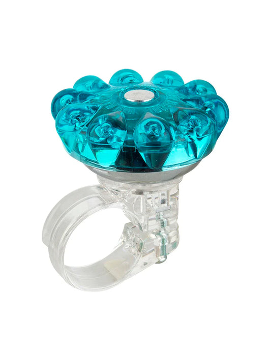 Bling Bell 22.2mm clamp Aquamarine - Bicycle Warehouse
