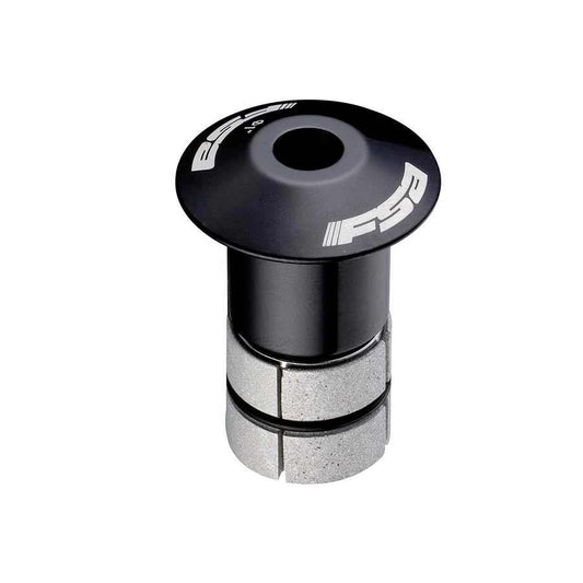 Full Speed Ahead Compressor 1-1/8" Black Expander Plug and Top Cap - Bicycle Warehouse