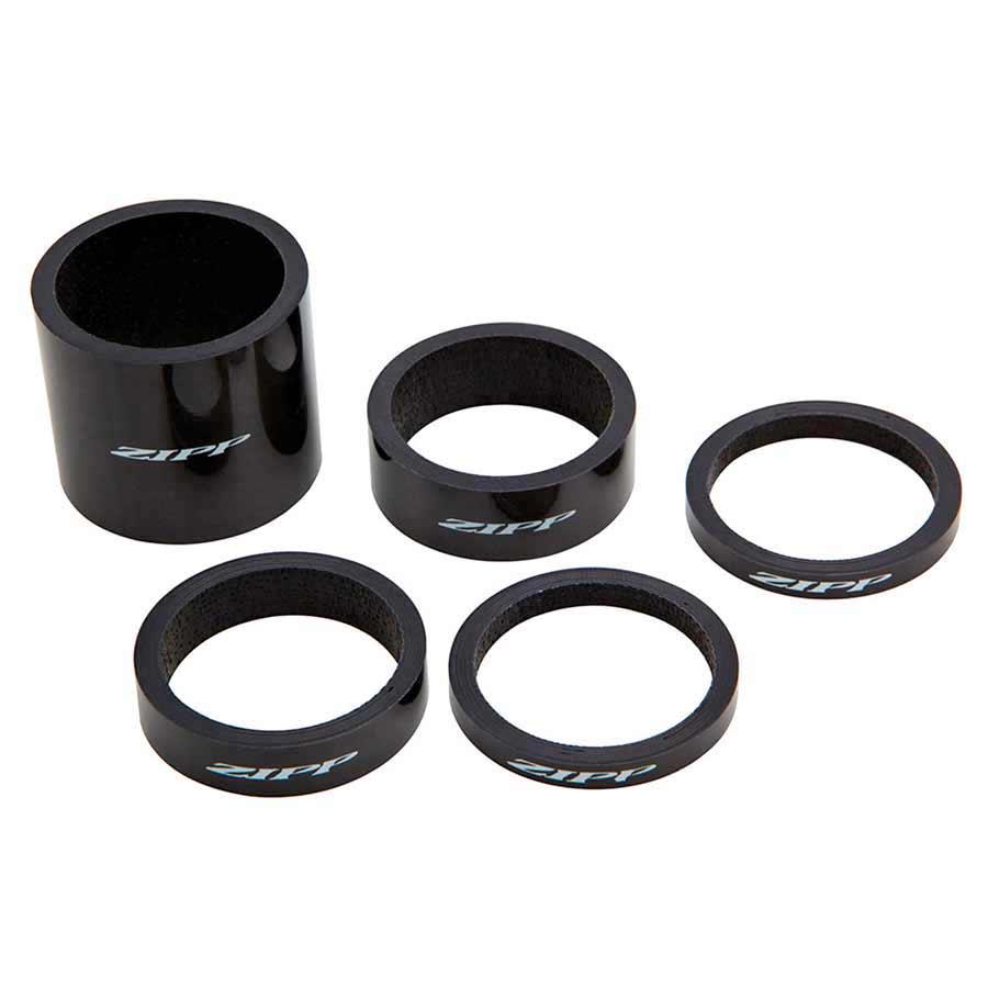 Zipp Headset Spacer Set UD Carbon (4mm x 2 8mm x 1 12mm x1 30mm x 1) - Bicycle Warehouse