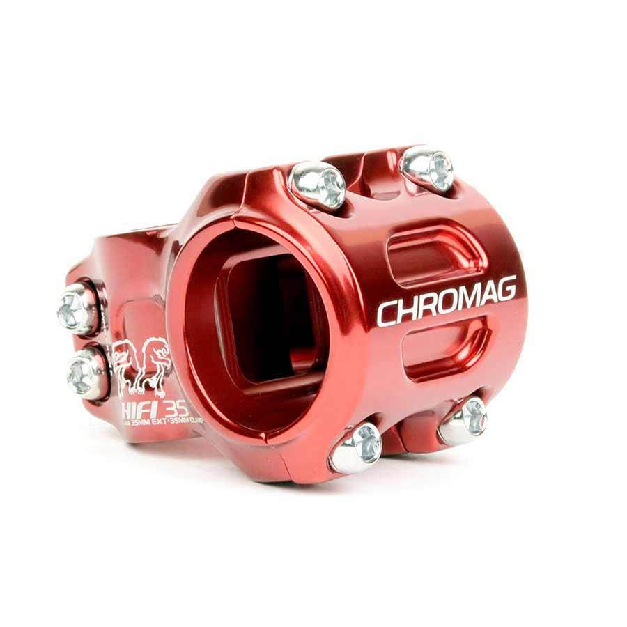 HiFi 35 Stem (35.0) 0d x 35mm - Red - Bicycle Warehouse