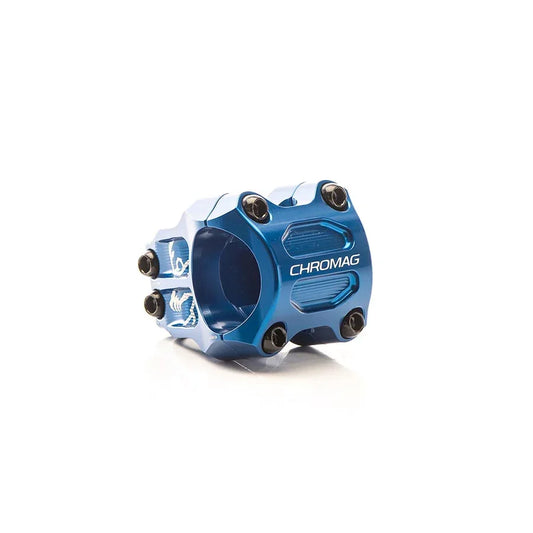 Riza Stem - 32mm 31.8mm Clamp +/-0 Blue - Bicycle Warehouse