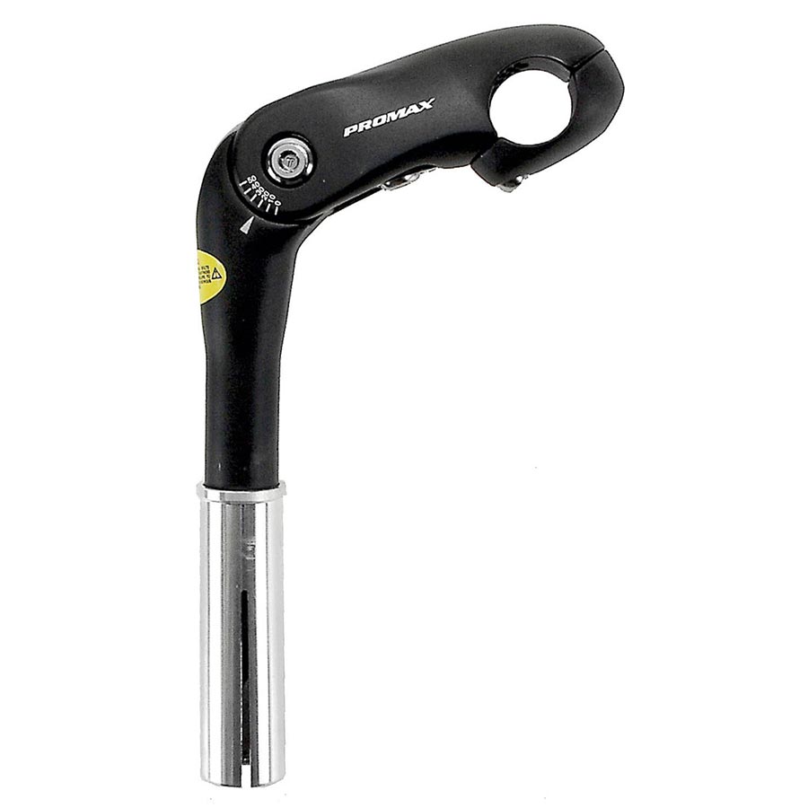 85mm 1 1/8 Adj OEM Black Stem Diameter: 25.4mm Length: 85mm Steerer: 22.2mm with 25.4mm adapter Black - Bicycle Warehouse