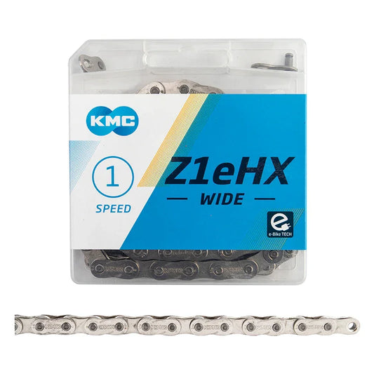 Z1eHX Wide Chain - Single Speed 1/2" x 1/8" 112 Links Silver - Bicycle Warehouse