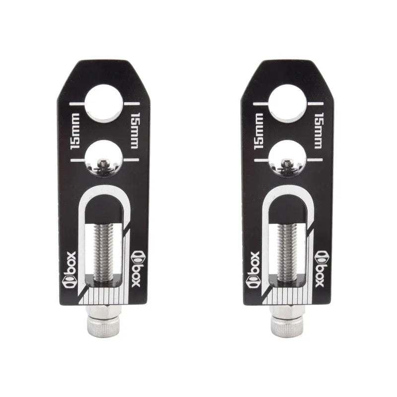 One 10mm X 2 Hole Axle Tensioner - Black - Bicycle Warehouse
