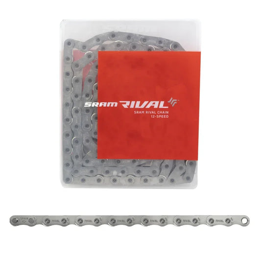 Rival AXS Chain - 12-Speed 120 Links Flattop Silver D1 - Bicycle Warehouse