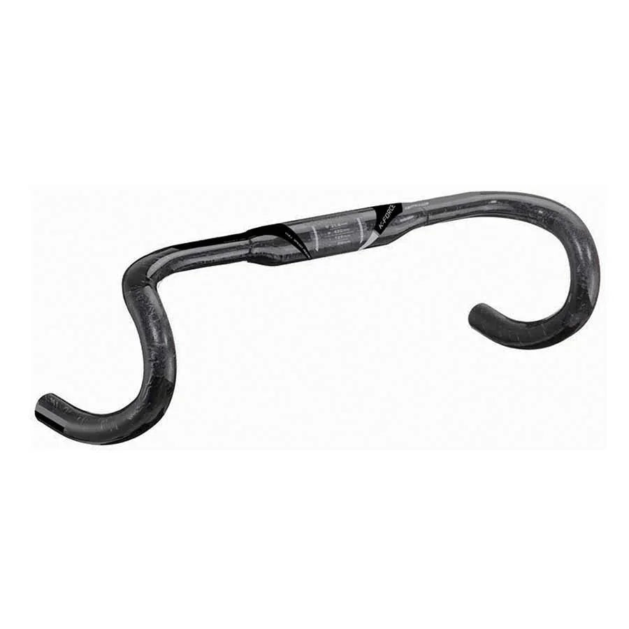 Full Speed Ahead K-Force Compact Drop Handlebar - Carbon 31.8mm 44cm Black - Bicycle Warehouse