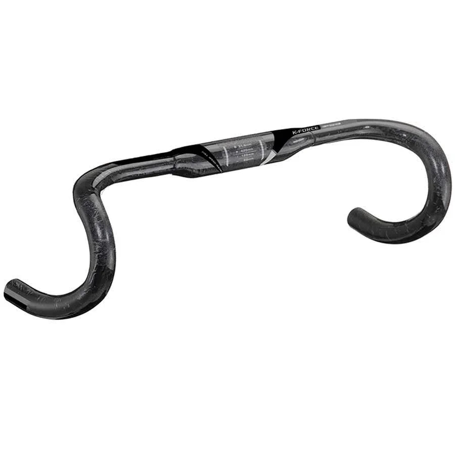 Full Speed Ahead K-Force Compact Drop Handlebar - Carbon 31.8mm 40cm Black - Bicycle Warehouse