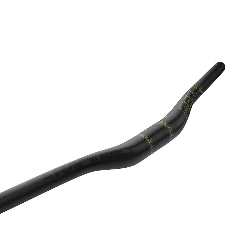 RaceFace NEXT R 35 Carbon Riser Handlebar - 35 x 800mm 20mm Rise Green - Bicycle Warehouse