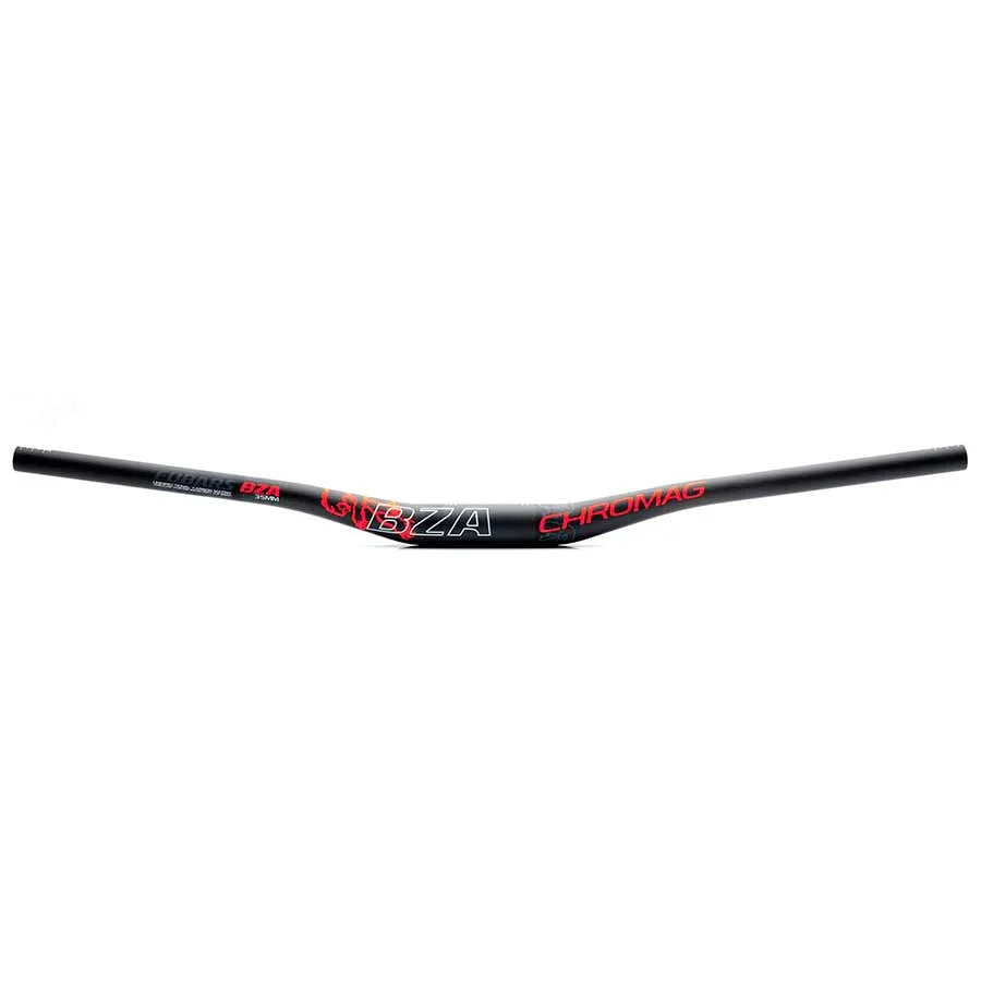 BZA 35 Carbon Riser Bar (35.0) 35mm/800mm - Blk/Red - Bicycle Warehouse