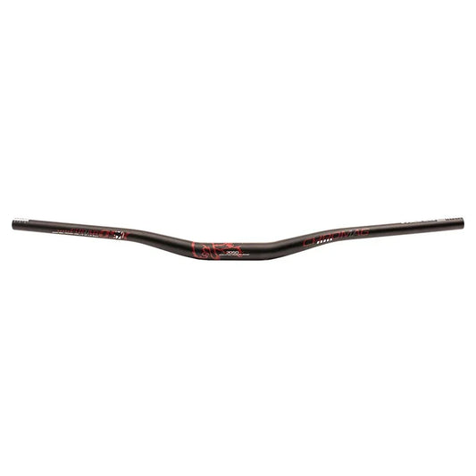 Fubars OSX Bar (31.8) 25mm/800mm Blk/Red - Bicycle Warehouse