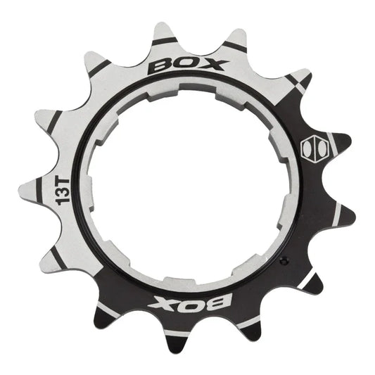 Box One 3/32" CNC AL 7075 Cog Black - 13t - Bicycle Warehouse