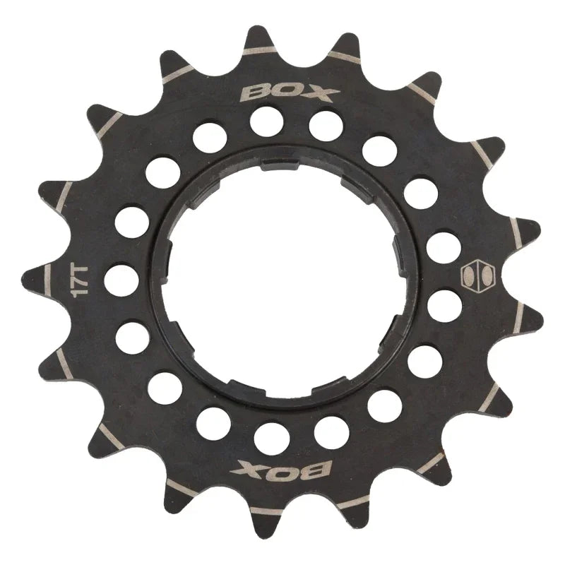 Box One 3/32" CNC CrMo Cog Black - 17t - Bicycle Warehouse