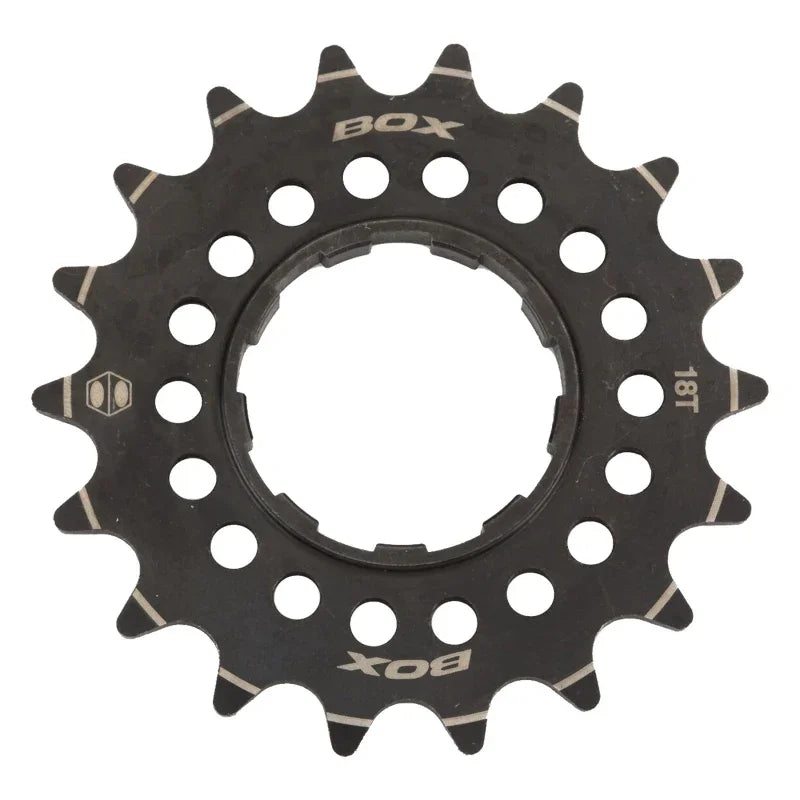 Box One 3/32" CNC CrMo Cog Black - 18t - Bicycle Warehouse