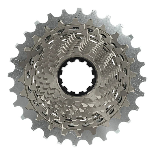 RED AXS XG-1290 Cassette - 12 Speed 10-28t Silver For XDR Driver Body D1 - Bicycle Warehouse
