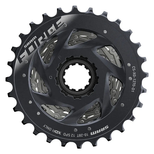 Force AXS XG-1270 Cassette - 12-Speed 10-28t Silver For XDR Driver Body D1 - Bicycle Warehouse