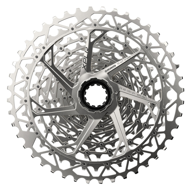 XPLR XG-1251 Cassette - 12-Speed 10-44t Silver For XDR Driver Body D1 - Bicycle Warehouse