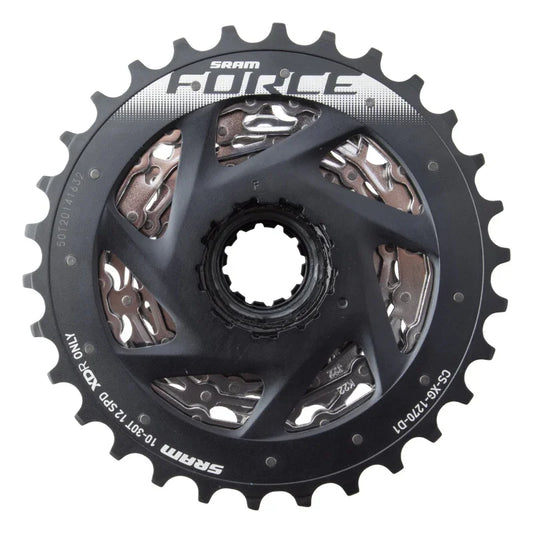 Force AXS XG-1270 Cassette - 12-Speed 10-30t Silver For XDR Driver Body D1 - Bicycle Warehouse