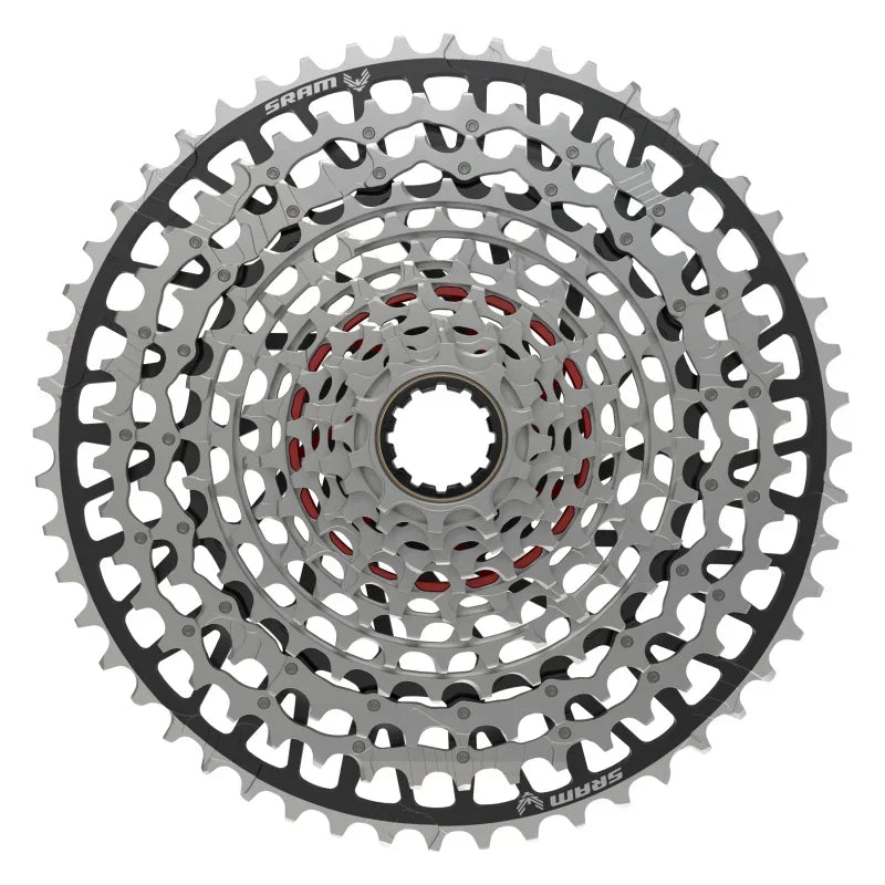 XX Eagle T-Type XS-1297 Cassette - 12-Speed 10-52t For XD Driver Silver/BLK - Bicycle Warehouse