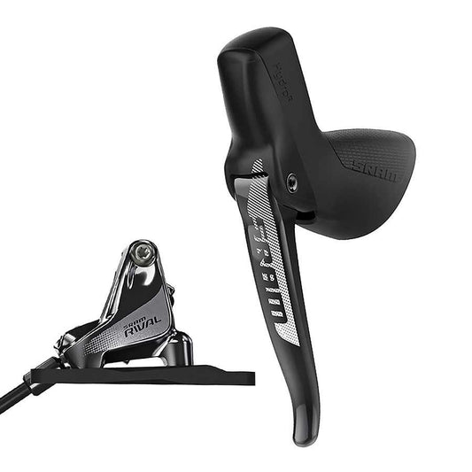 Rival 1 Disc Brake Cable-Actuated Dropper Remote Lever - Left/Front Flat Mount 20mm Offset BLK A1 - Bicycle Warehouse