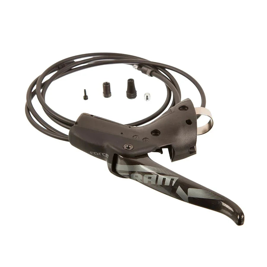 Force 1 Hydraulic Road Front Brake Lever Complete 2000mm Hose Fittings - Bicycle Warehouse