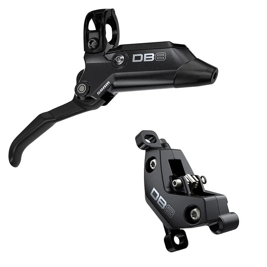 DB8 Stealth Disc Brake Lever - Front Rear 2000mm Hose Mineral Oil Hydraulic Post Mount Diffusion BLK B1 - Bicycle Warehouse