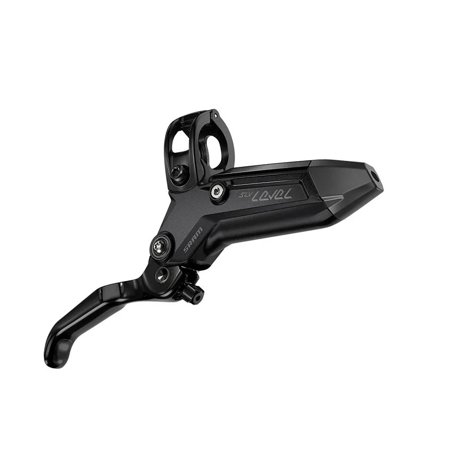 Level Silver Stealth Disc Brake Lever Assembly - Aluminum Lever Blade BLK/Silver C1 - Bicycle Warehouse