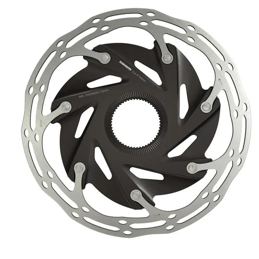 CenterLine XR Disc Brake Rotor - 140mm Center Lock Silver/Black - Bicycle Warehouse